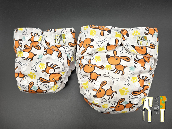 Mini kieszonka coolmax pieski, pieluszka wielorazowa – NappiMe