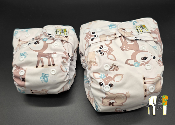Mini kieszonka bambus sarenki, pieluszka wielorazowa – NappiMe
