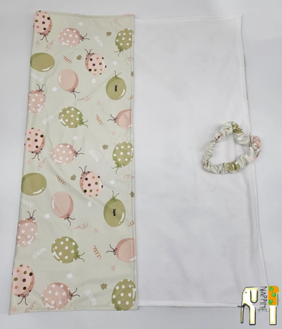 Mata do przewijania balony zielone – NappiMe