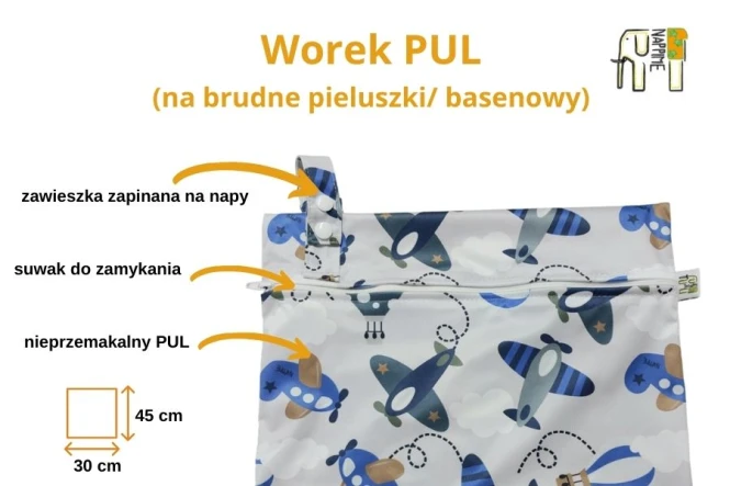 Worek na pieluszki PUL tęcza – NappiMe