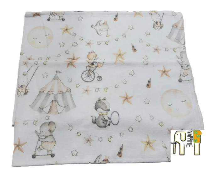 Pieluszka flanelowa cyrk – NappiMe